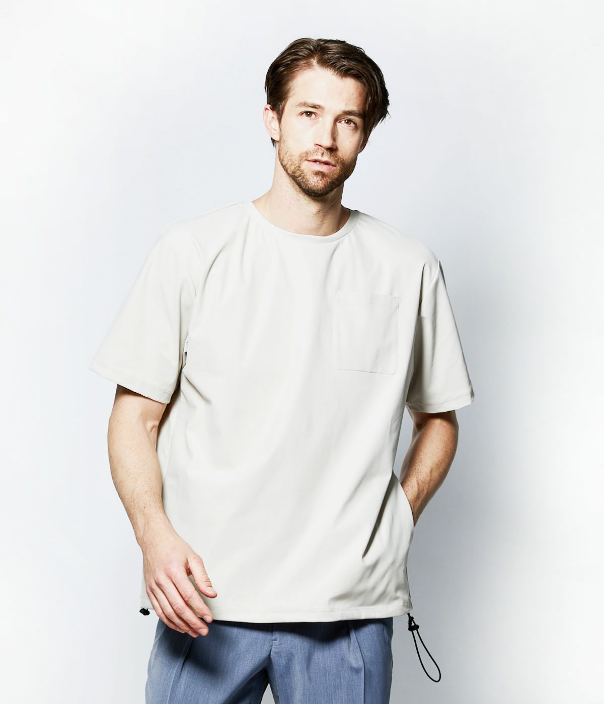 CU07 DRAW COAD POCKET T | junhashimoto（ジュンハシモト）Official