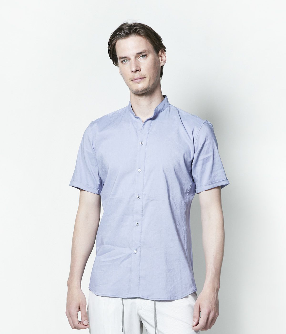 BAND COLLAR SHIRTS | junhashimoto（ジュンハシモト）Official