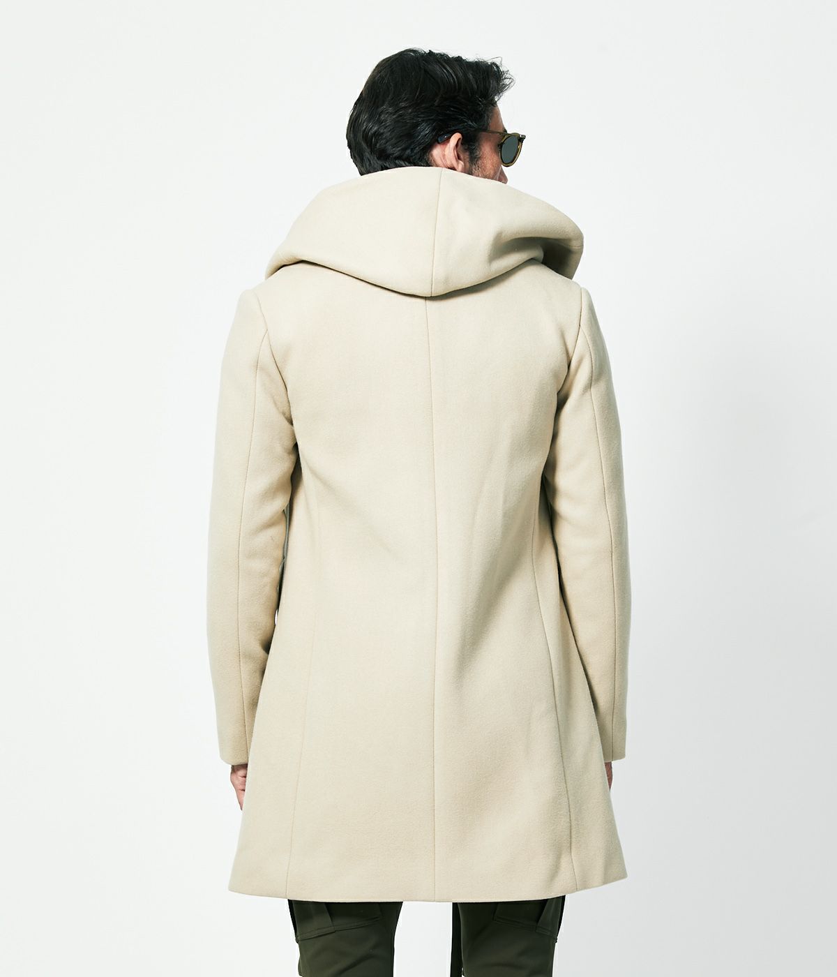 WRAP COAT -WOOL MELTON- | junhashimoto（ジュンハシモト）Official 