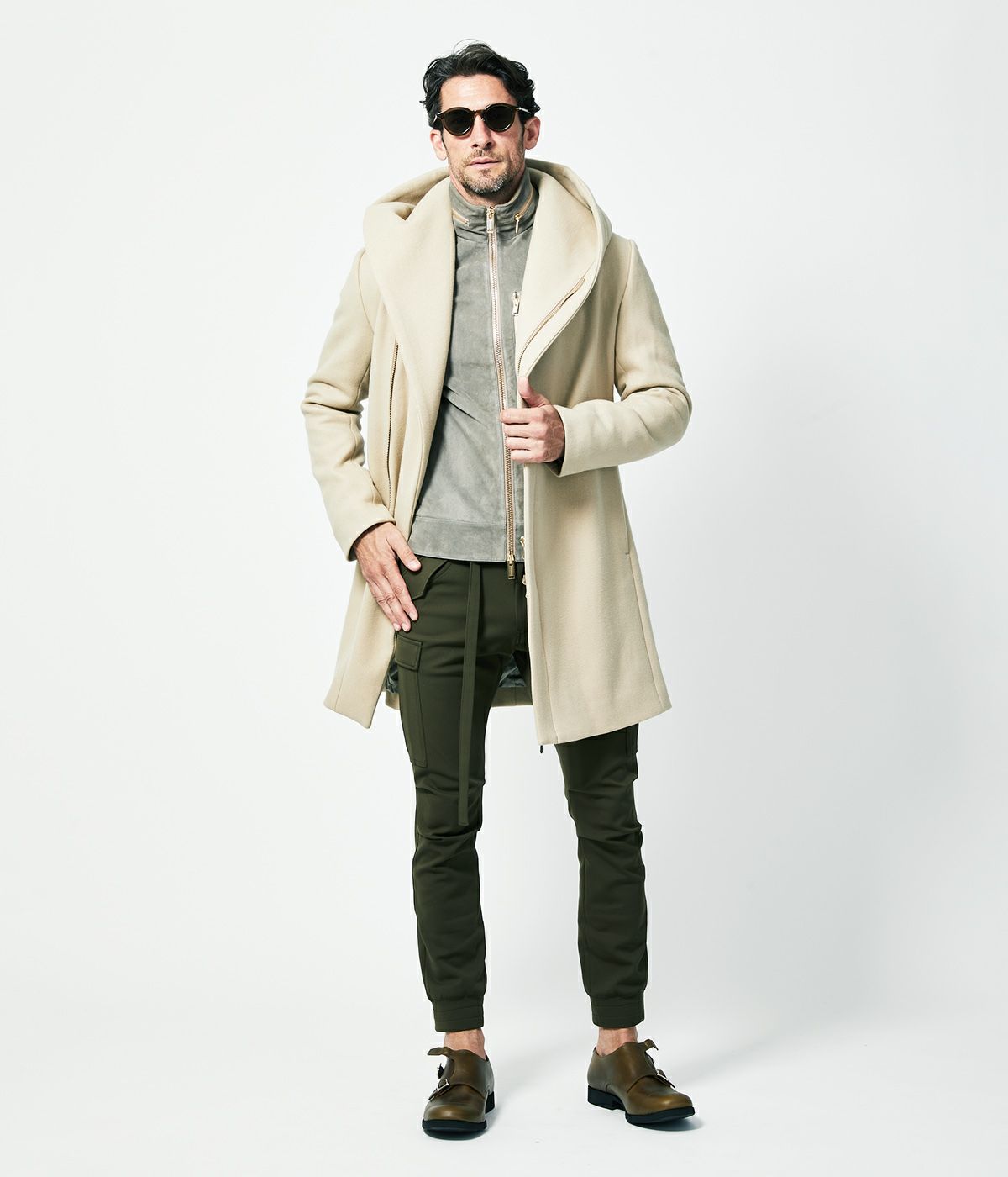 WRAP COAT -WOOL MELTON- | junhashimoto（ジュンハシモト