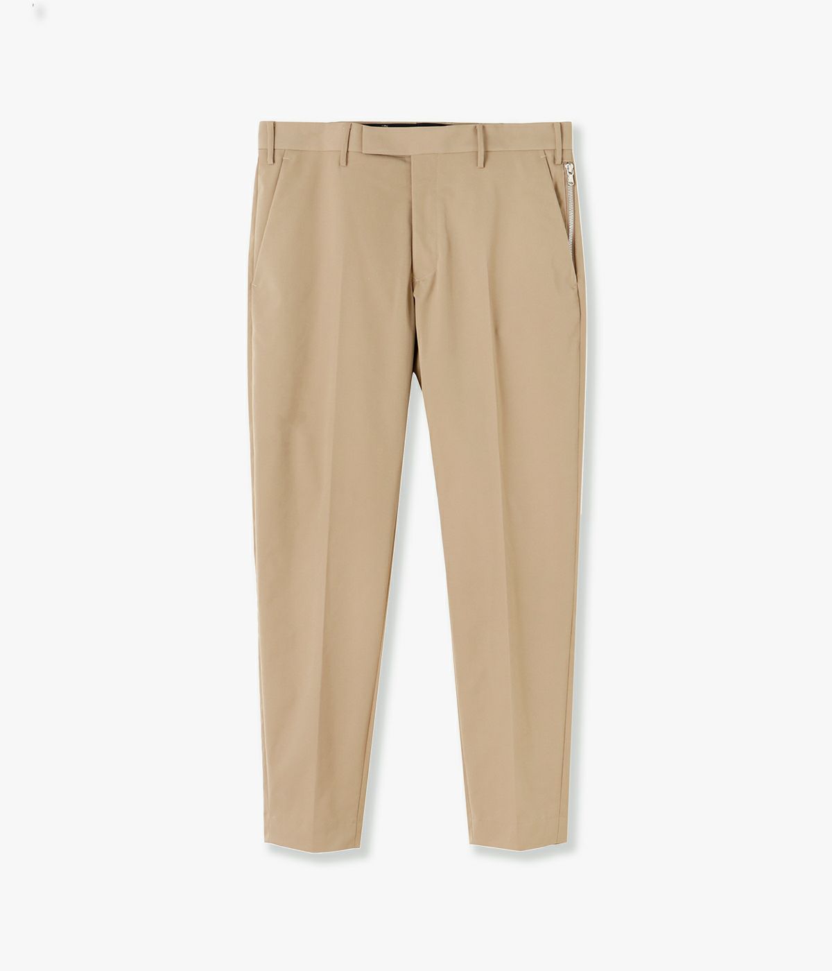 P04 TUCK LESS PANTS