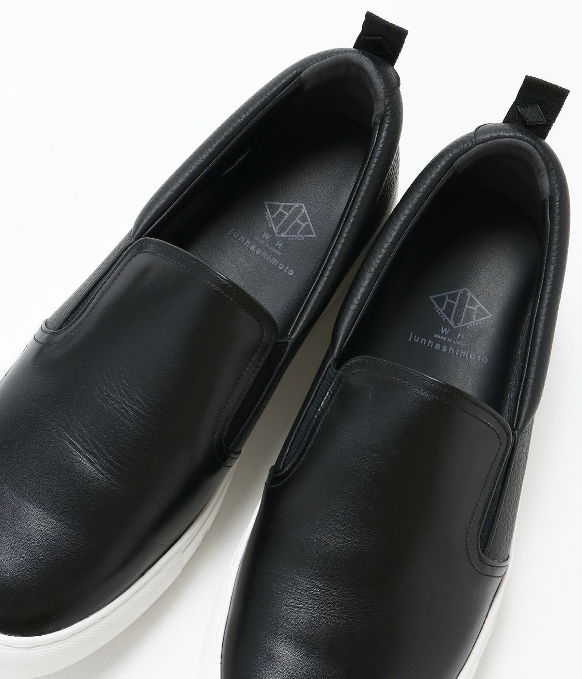 COMBI LEATHER SLIP-ON | junhashimoto（ジュンハシモト）Official webshop