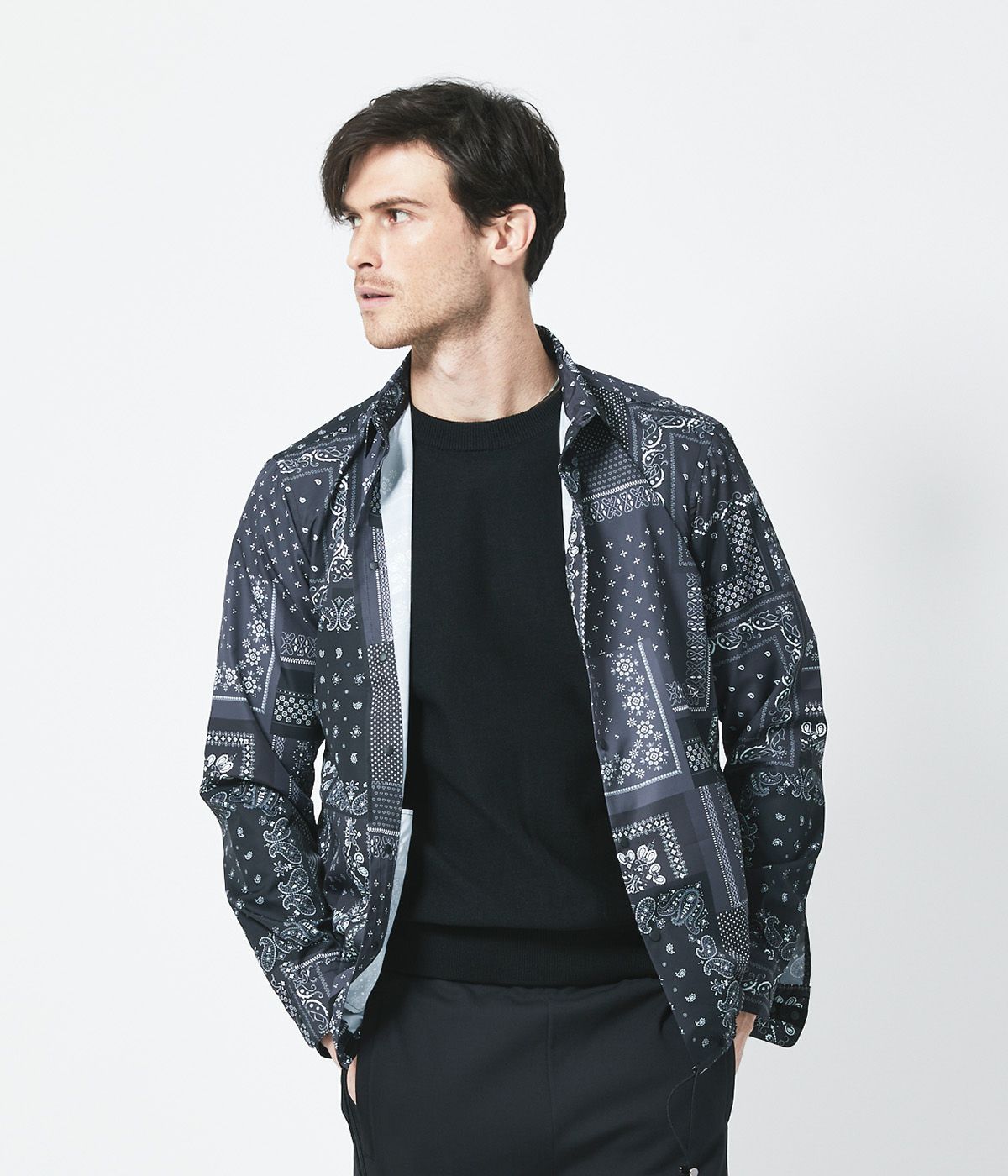 SH03 BANDANA COACH SHIRTS | junhashimoto（ジュンハシモト）Official 