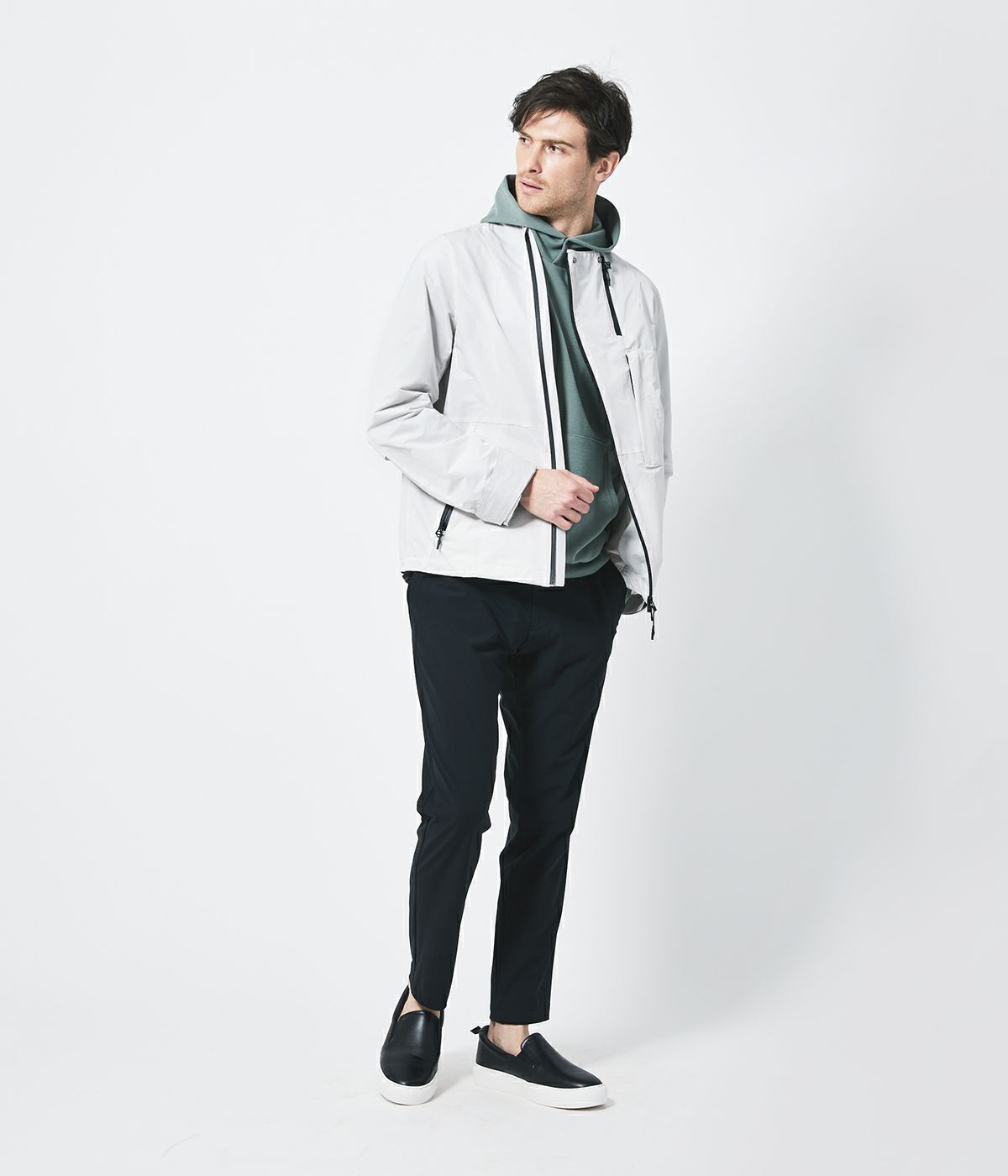 P10 TUCK LESS EASY PANTS | junhashimoto（ジュンハシモト