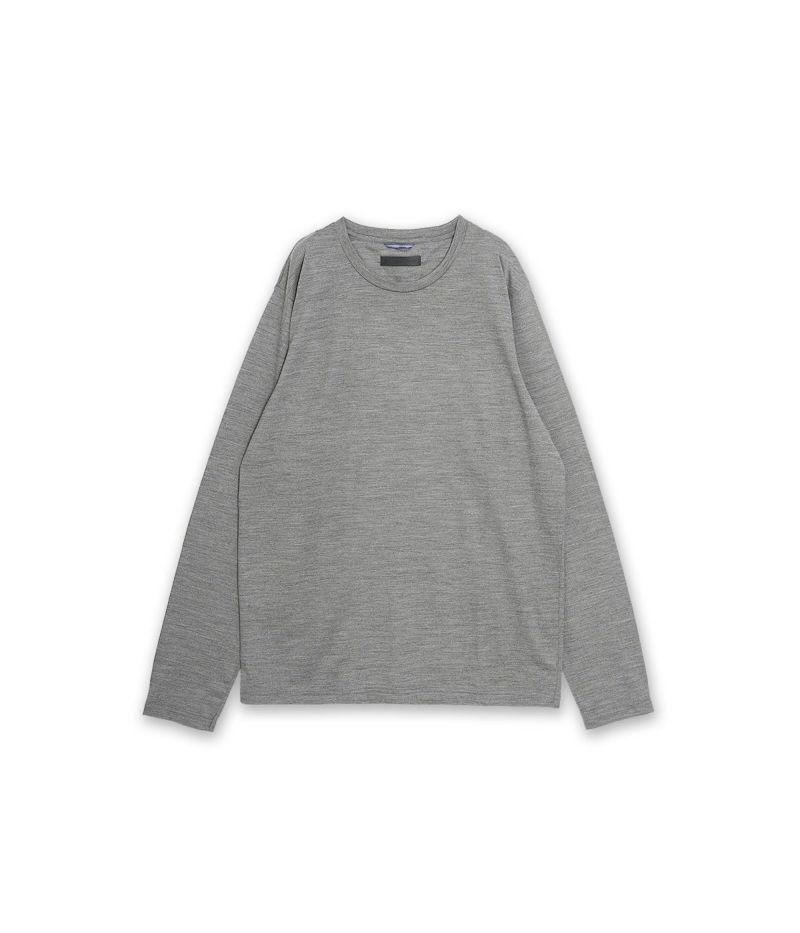 暖かみのある素材を採用したルーズネックタイプのカットソー junhashimoto ジュンハシモト 1102220013 LOOSE NECK  SWEAT ルーズネックスウェット BLACK 正規通販 メンズ 2022年10月入荷予定 名作