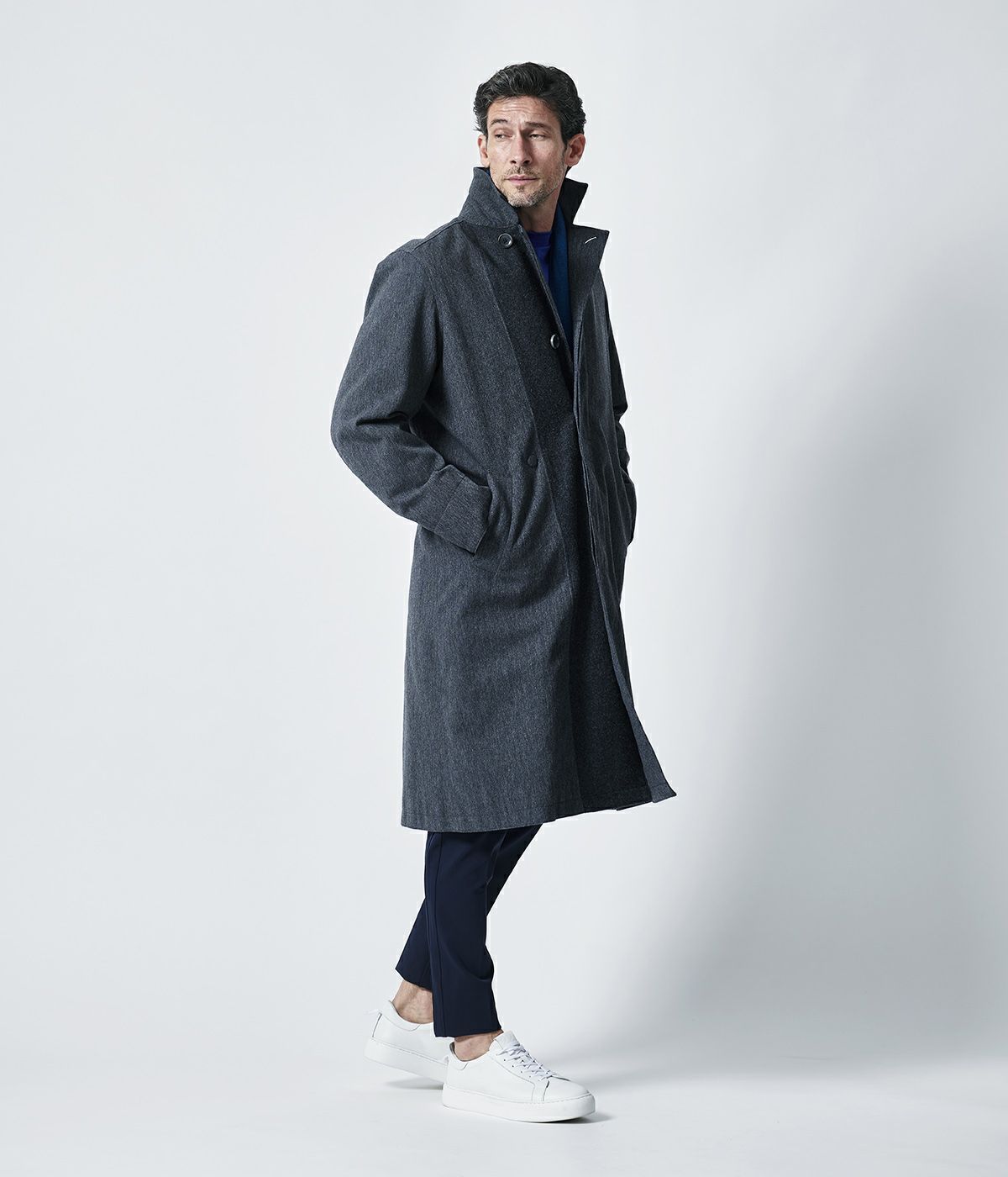 SOUTIEN COLLAR COAT | junhashimoto（ジュンハシモト）Official webshop