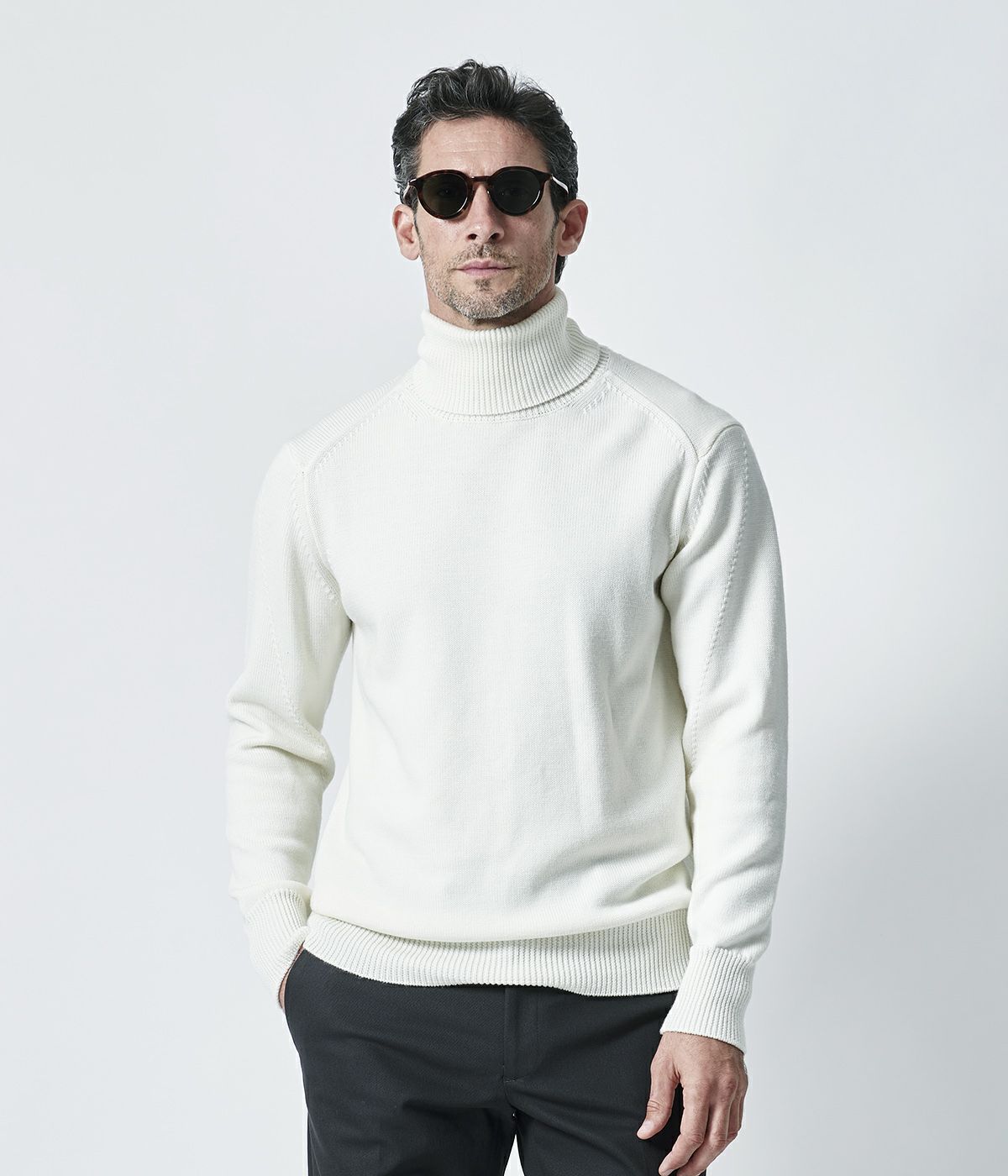 7GG TURTLE NECK KNIT | junhashimoto（ジュンハシモト）Official webshop