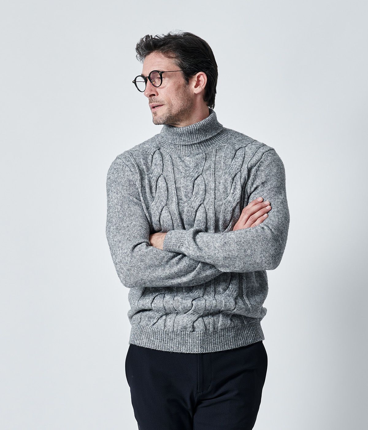 CABLE TURTLE NECK | junhashimoto（ジュンハシモト）Official webshop