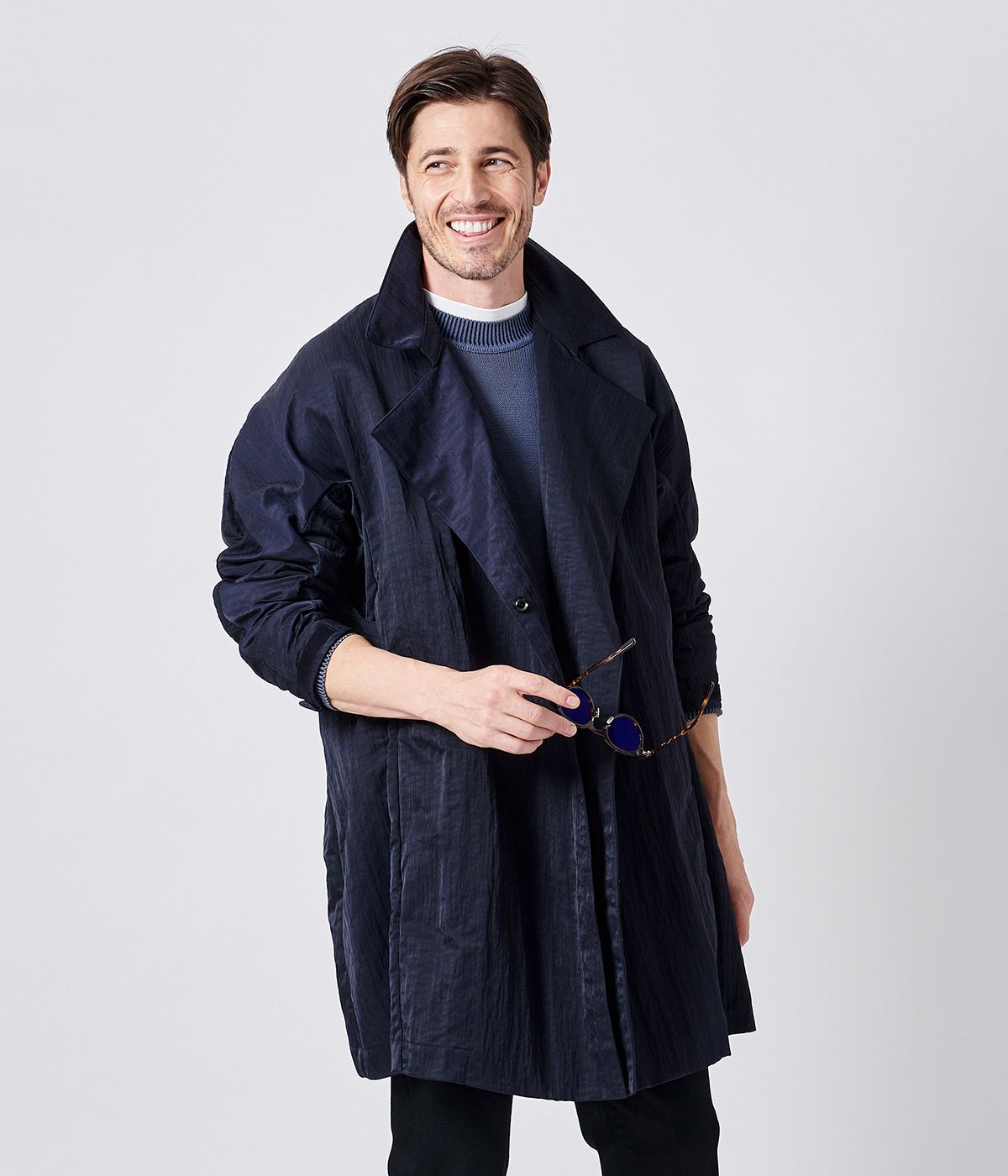 NYLON LONG COAT | junhashimoto（ジュンハシモト）Official webshop