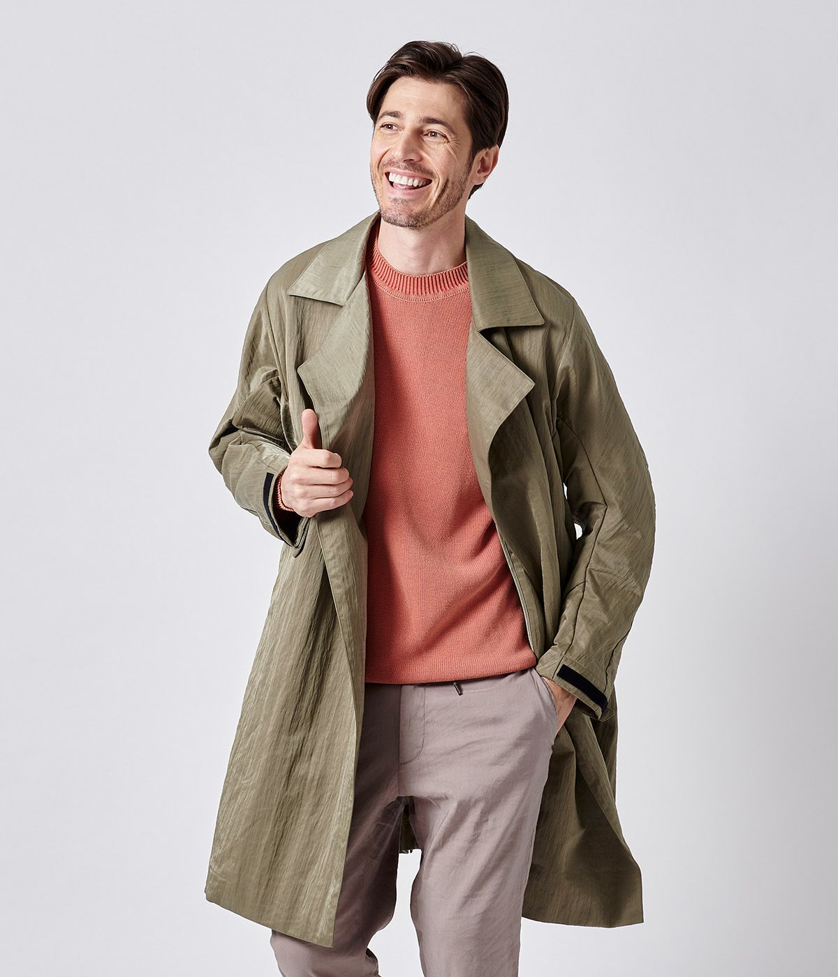 NYLON LONG COAT | junhashimoto（ジュンハシモト）Official webshop