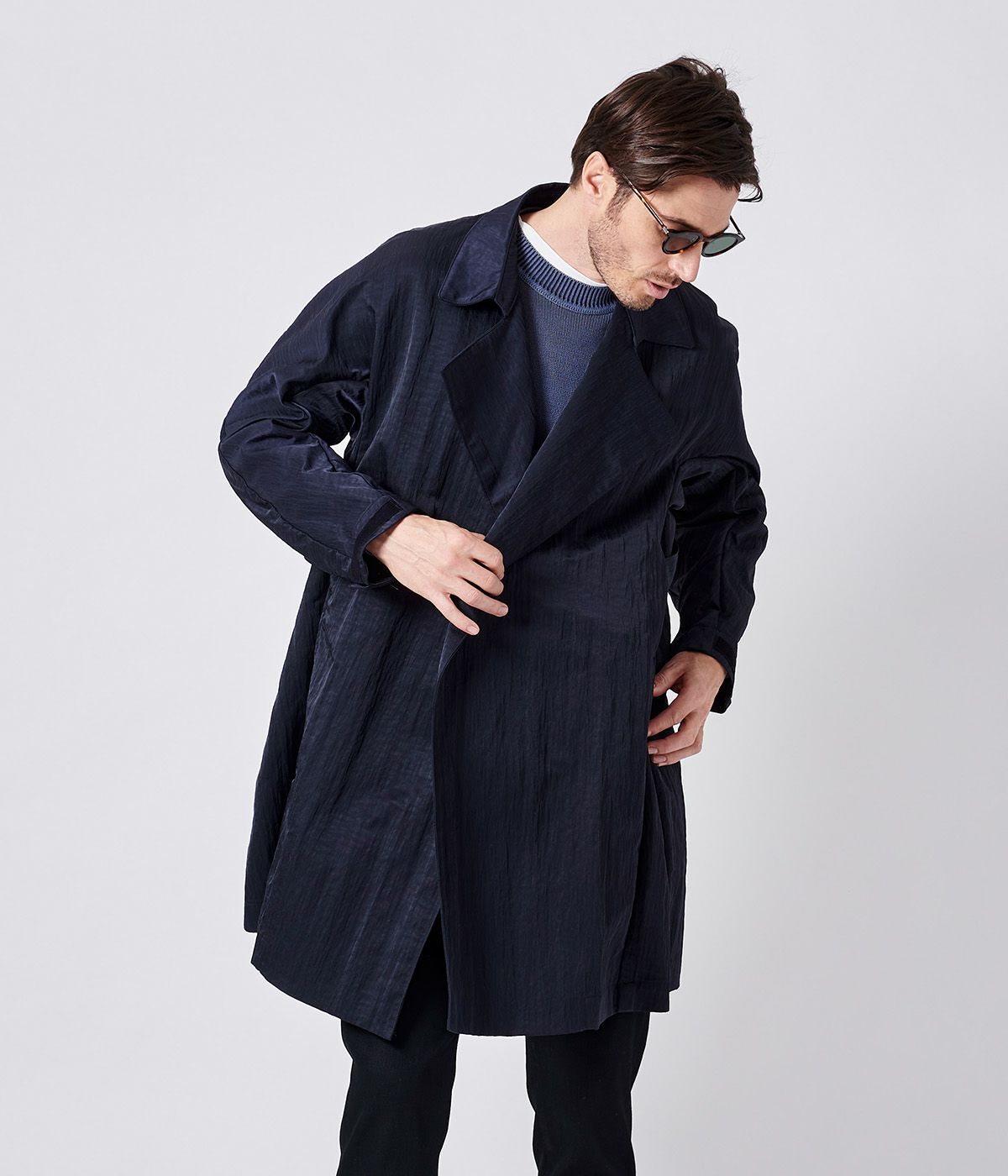 NYLON LONG COAT | junhashimoto（ジュンハシモト）Official webshop 