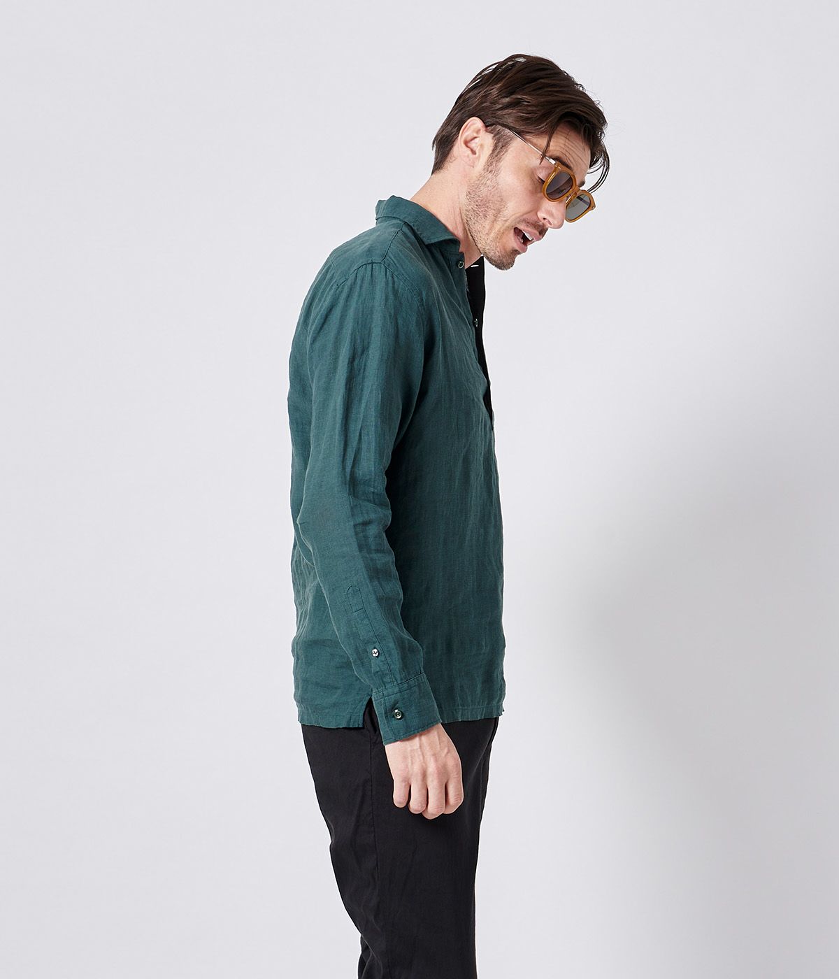 PULLOVER LINEN SHIRTS | junhashimoto（ジュンハシモト）Official webshop