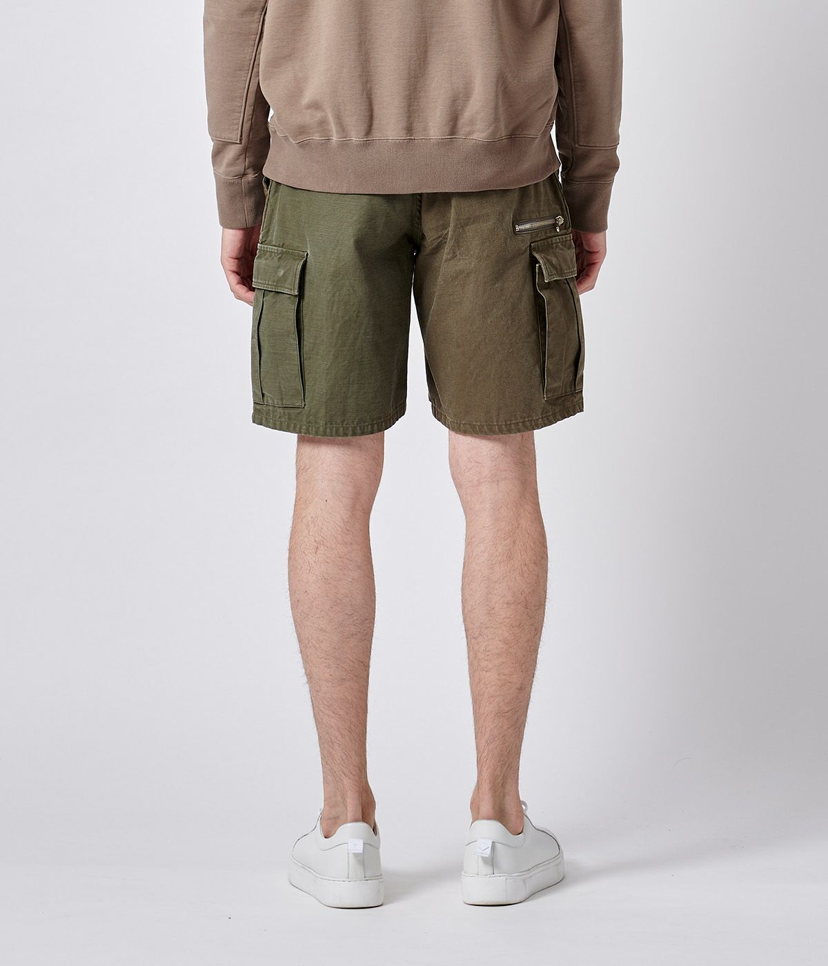 PATCHWORK ARMY SHORTS