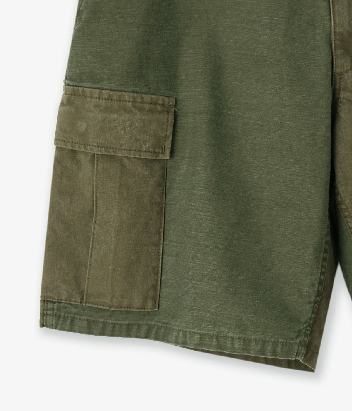 PATCHWORK ARMY SHORTS | junhashimoto（ジュンハシモト