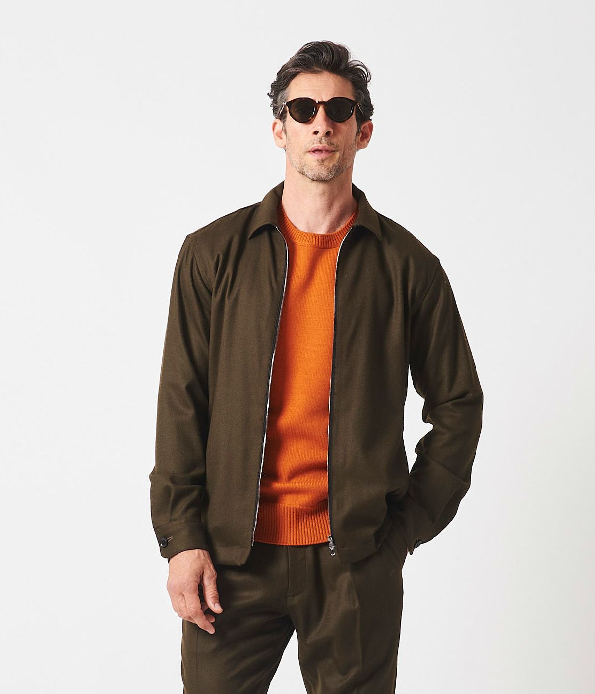 ZIP SHIRTS JACKET | junhashimoto（ジュンハシモト）Official webshop