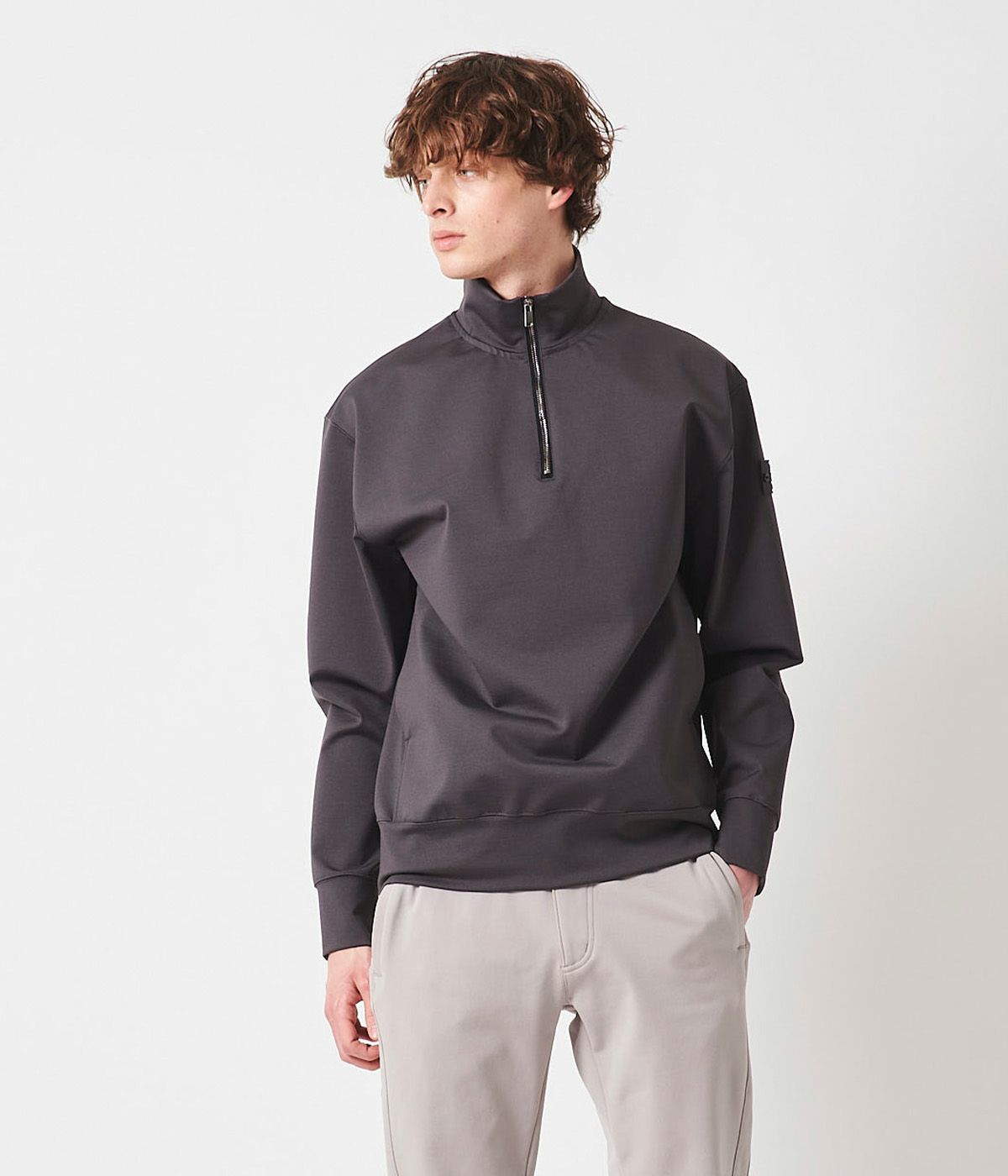JH+ HALF ZIP PULLOVER | junhashimoto（ジュンハシモト）Official webshop 