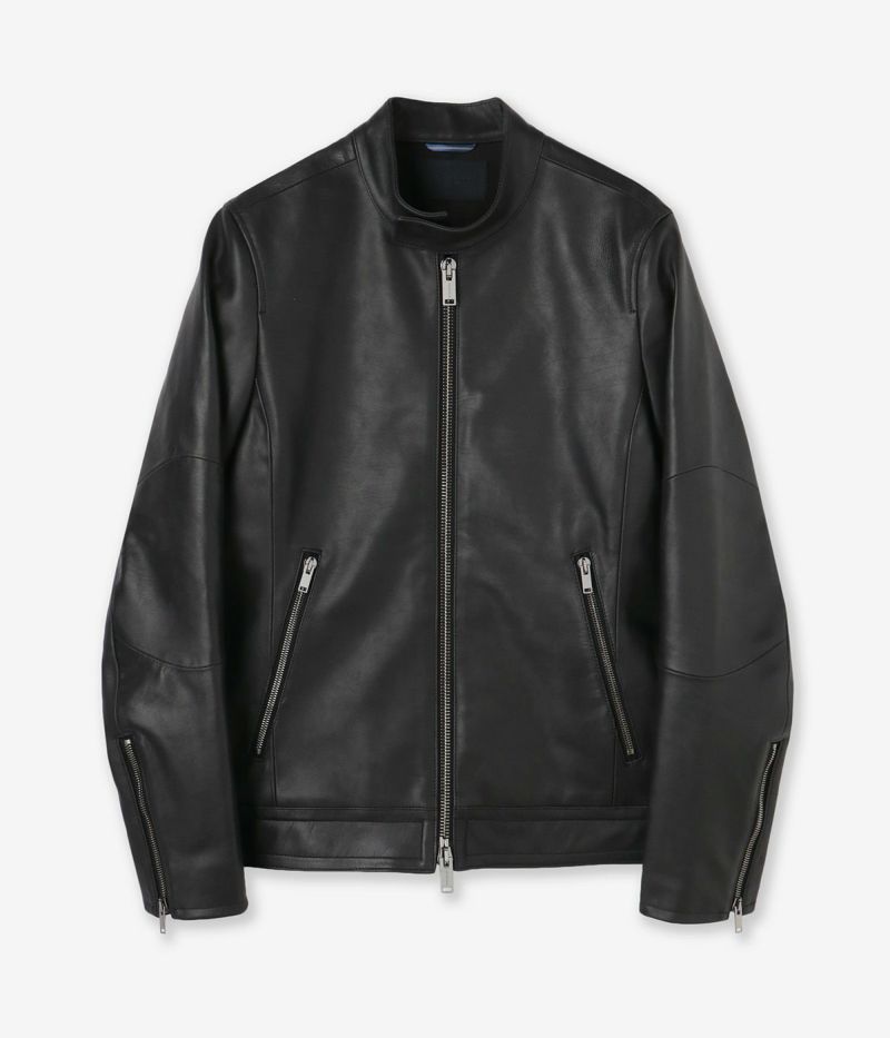 STRETCH LEATHER JACKET | junhashimoto（ジュンハシモト）Official 