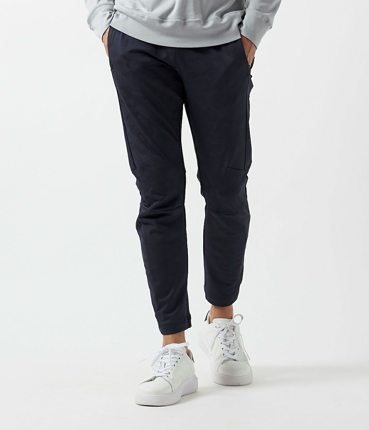 SLIM JERSEY PANTS -EMBOSS CAMO- | junhashimoto（ジュンハシモト 