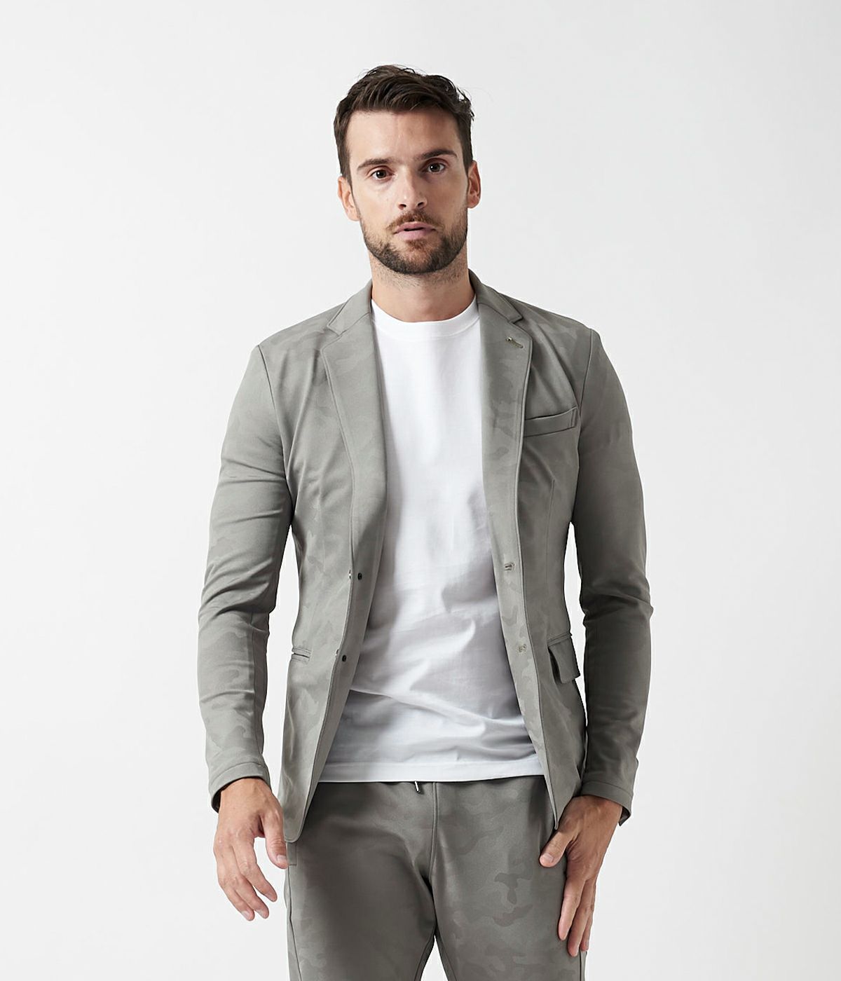 JERSEY JACKET -EMBOSS CAMO- | junhashimoto（ジュンハシモト  