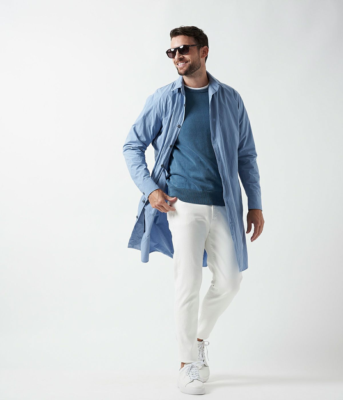 7GG BATH DYED CREW KNIT　ジュンハシモト　サイズ5 Washed Ribbed Crew Neck Sweater | GU US