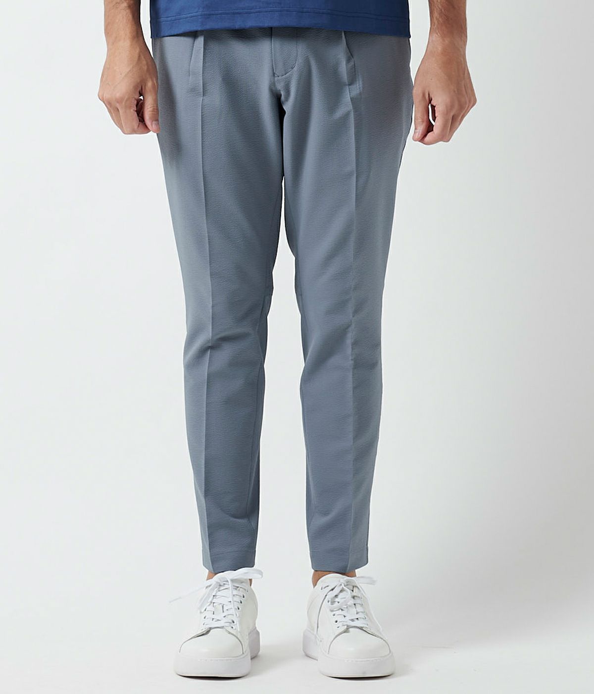 SEERSUCKER EASY TUCK PANTS | junhashimoto（ジュンハシモト）Official webshop