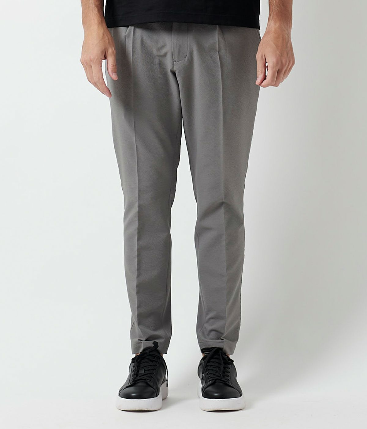 SEERSUCKER EASY TUCK PANTS | junhashimoto（ジュンハシモト