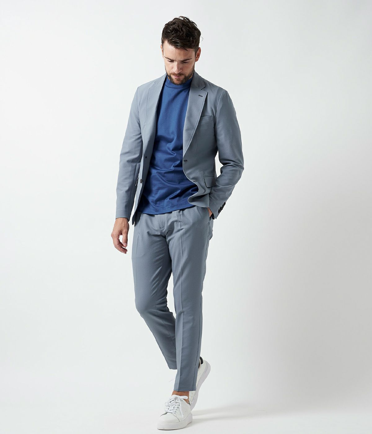ジュンハシモト SEERSUCKER EASY TUCK PANTS 新品 SEERSUCKER EASY TUCK PANTS | junhashimoto（ジュンハシモト