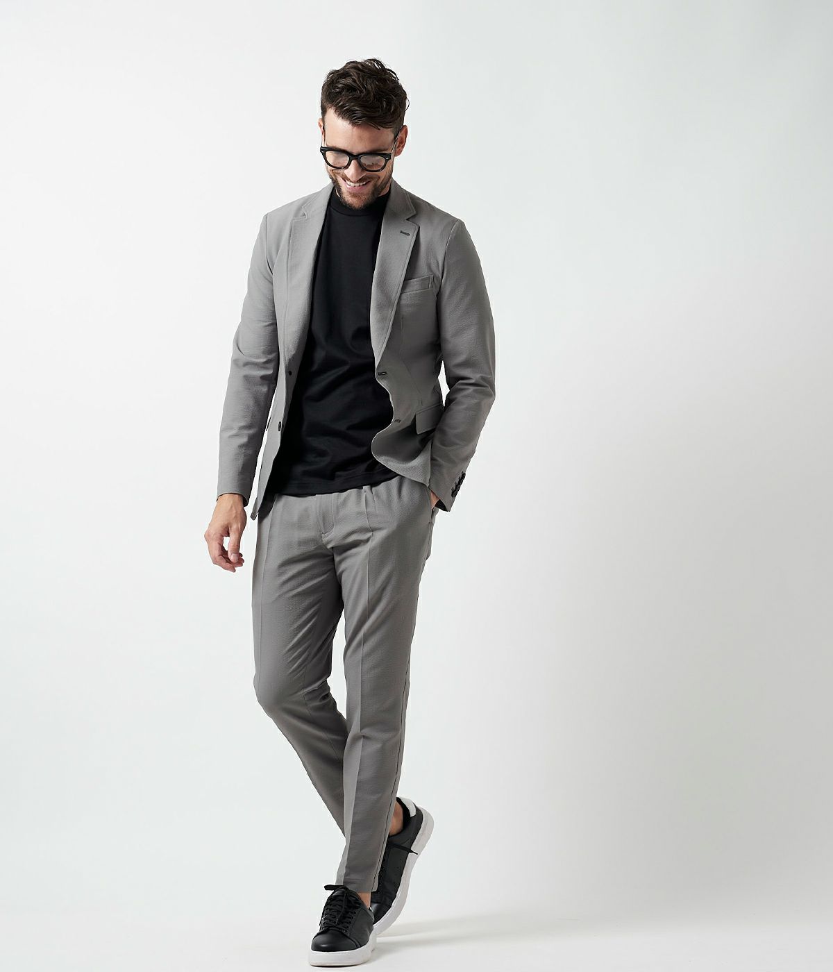 SEERSUCKER EASY TUCK PANTS | junhashimoto（ジュンハシモト 