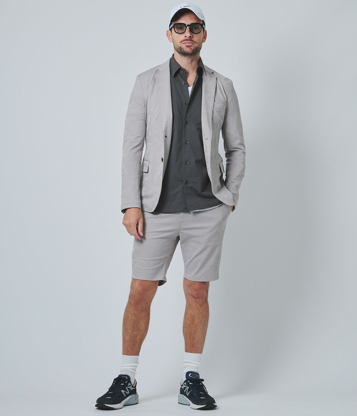 もこたん JERSEY SHORTS -EMBOSS CAMO- | junhashimoto（ジュンハシモト
