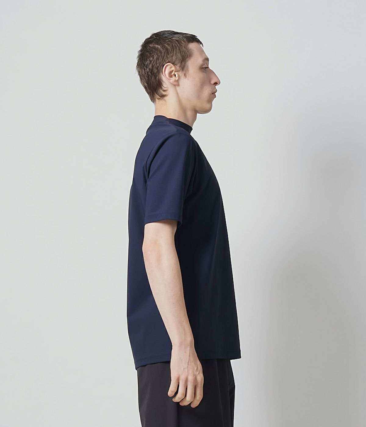 JH+ SIDE ZIP MOCK NECK T | junhashimoto（ジュンハシモト