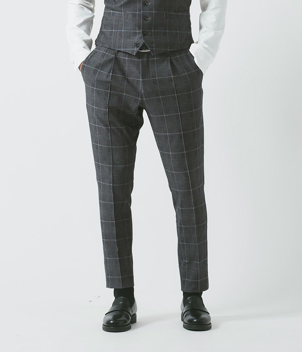ACTIVE CLASSIC ONE TUCK PANTS | junhashimoto（ジュンハシモト 
