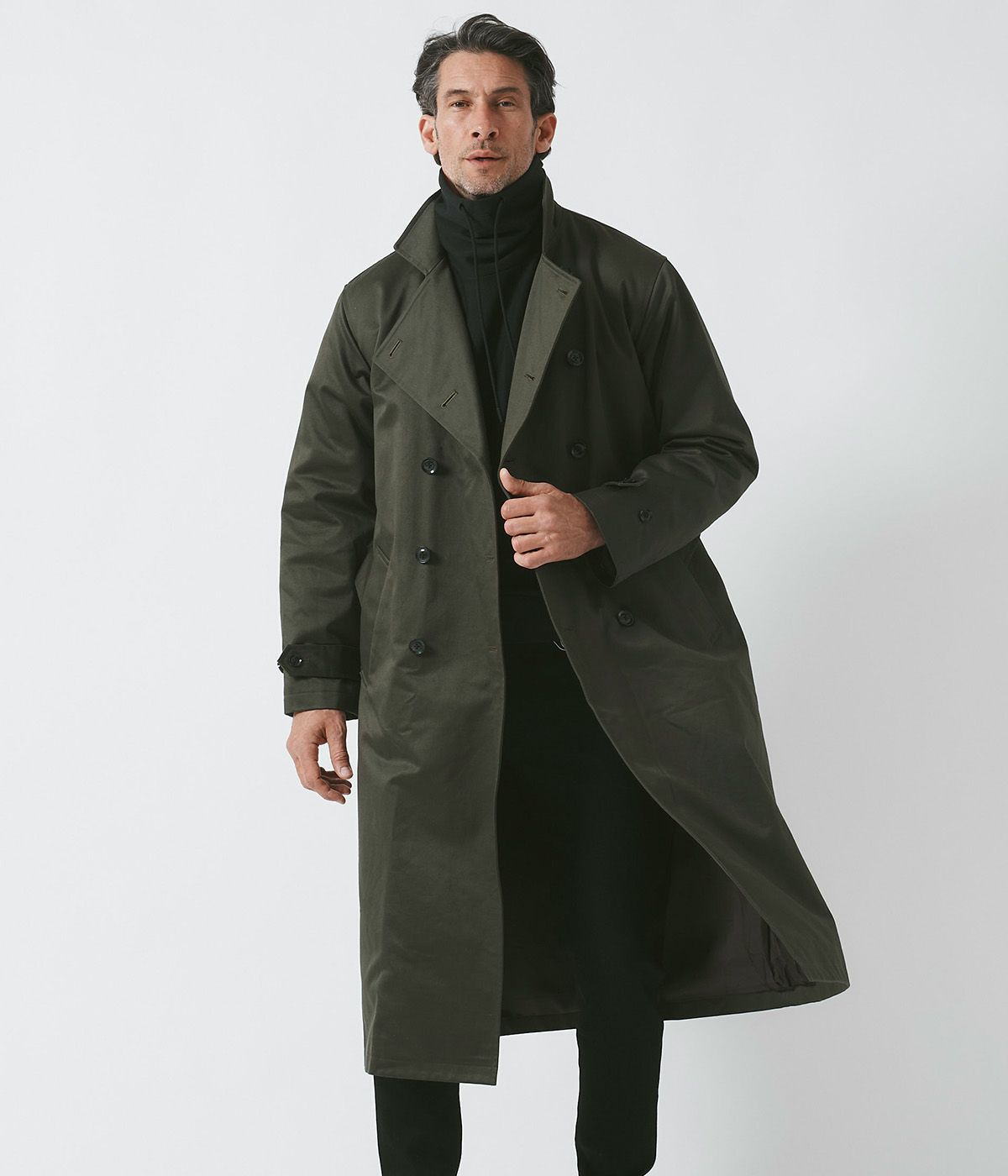 STANDCOLLAR TRENCH COAT | junhashimoto（ジュンハシモト）Official 