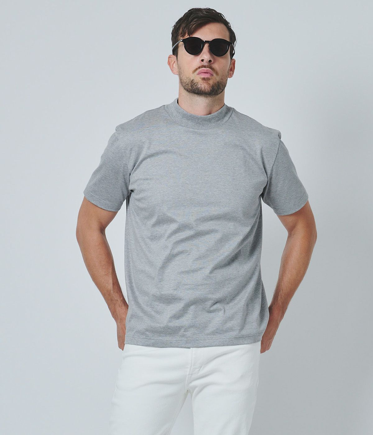101SERIBURIB MOCK NECK T | junhashimoto（ジュンハシモト