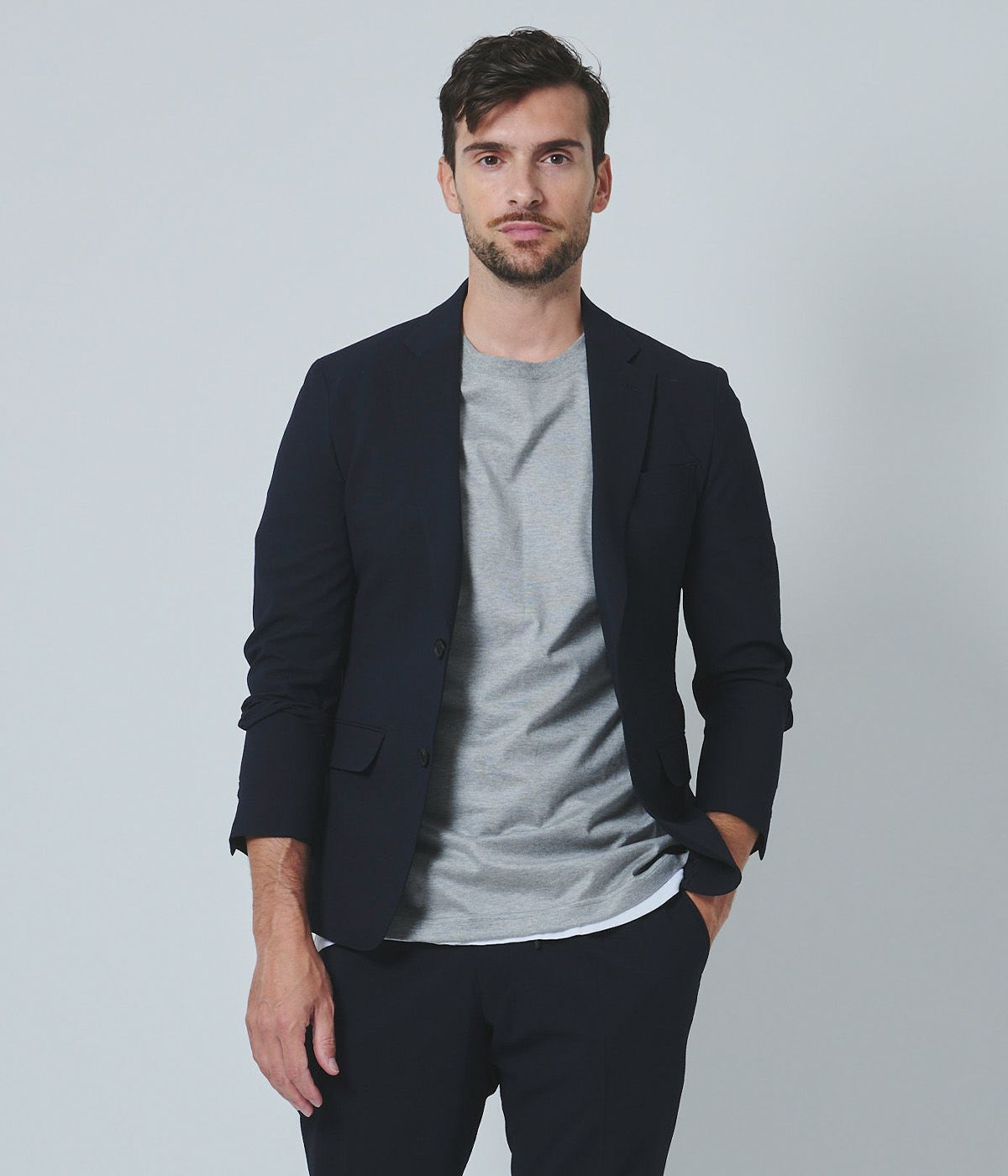 LIGHT 2B JACKET -STRETCH SHEERSUKER- | junhashimoto（ジュン 
