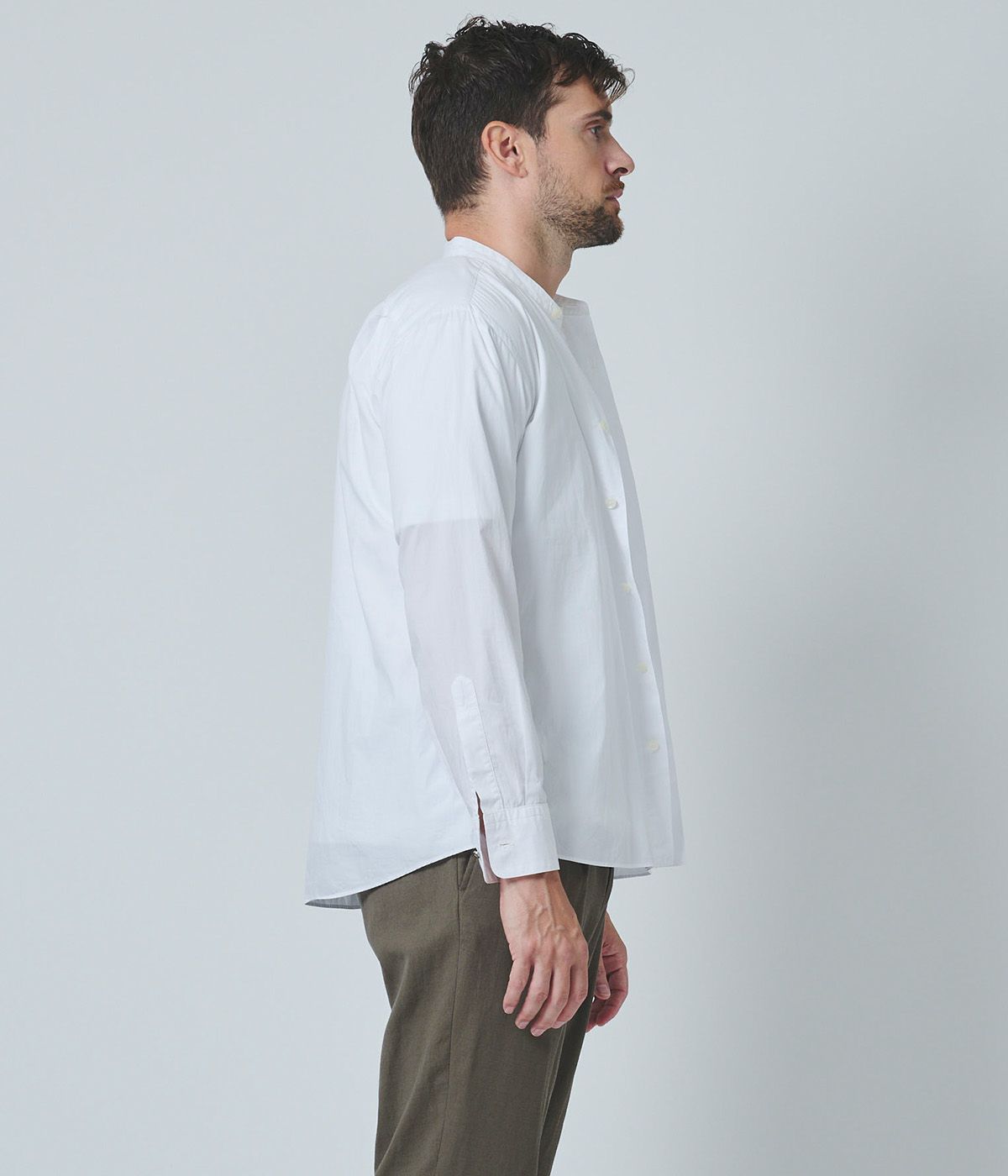 BANDCOLLAR SHIRT | junhashimoto（ジュンハシモト）Official