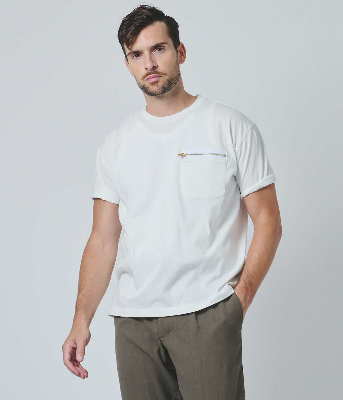 Tシャツ ZIP POCKET TEE | junhashimoto（ジュンハシモト）Official webshop