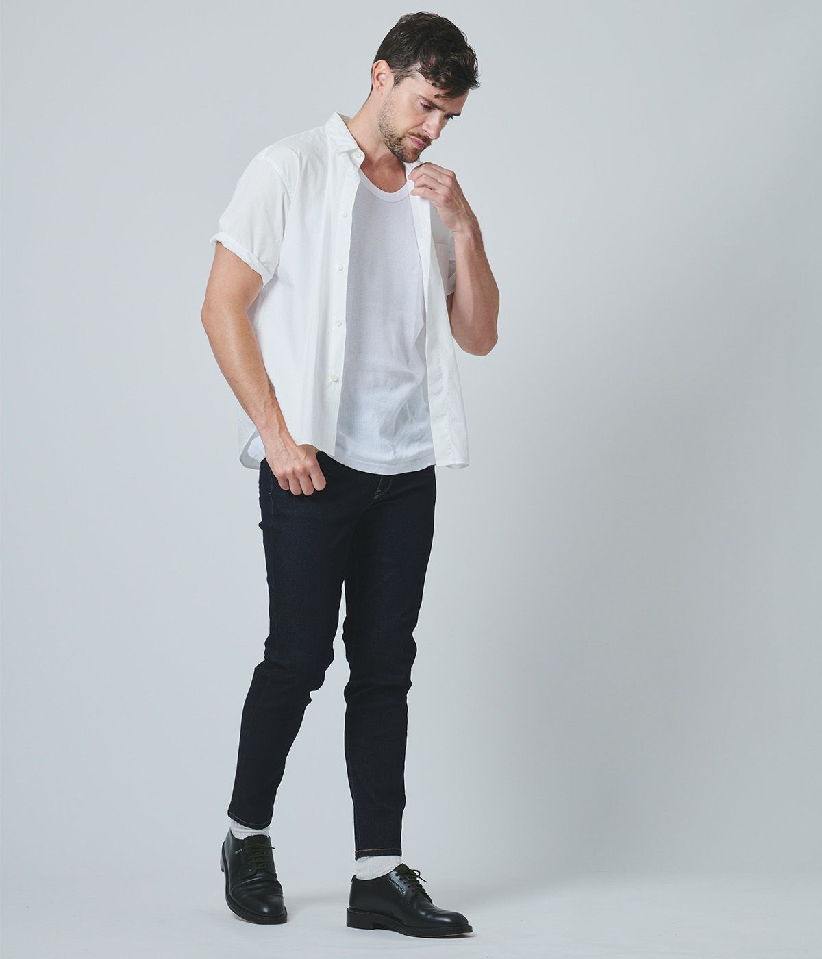 国内発送■junhashimoto■HALF SLEEVE OVER SHIRT HALF SLEEVE OVER SHIRT | junhashimoto（ジュンハシモト