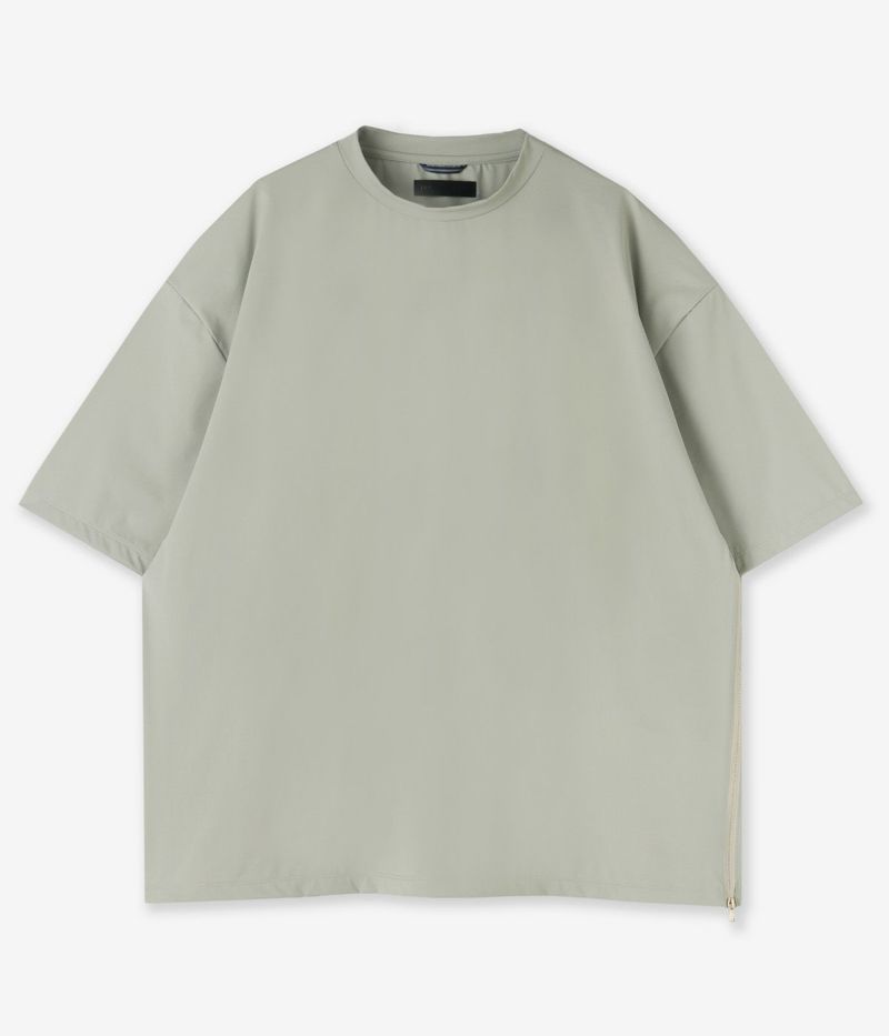 BACCA ツィード スピンドルワイドスリーブプルオーバー WIDE ZIP C S/S | junhashimoto（ジュンハシモト）Official webshop