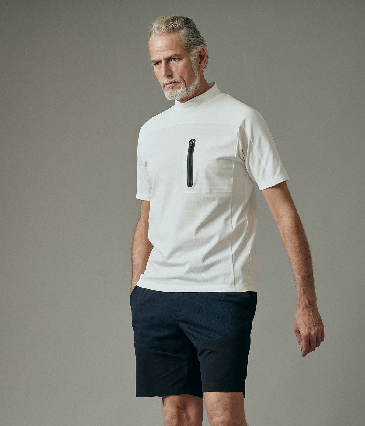 TECH MOCK NECK T | junhashimoto（ジュンハシモト）Official webshop