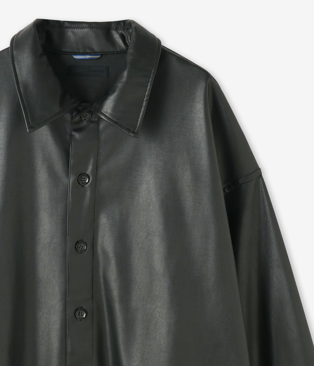 MEGA BIG LEATHER SHIRTS | junhashimoto（ジュンハシモト