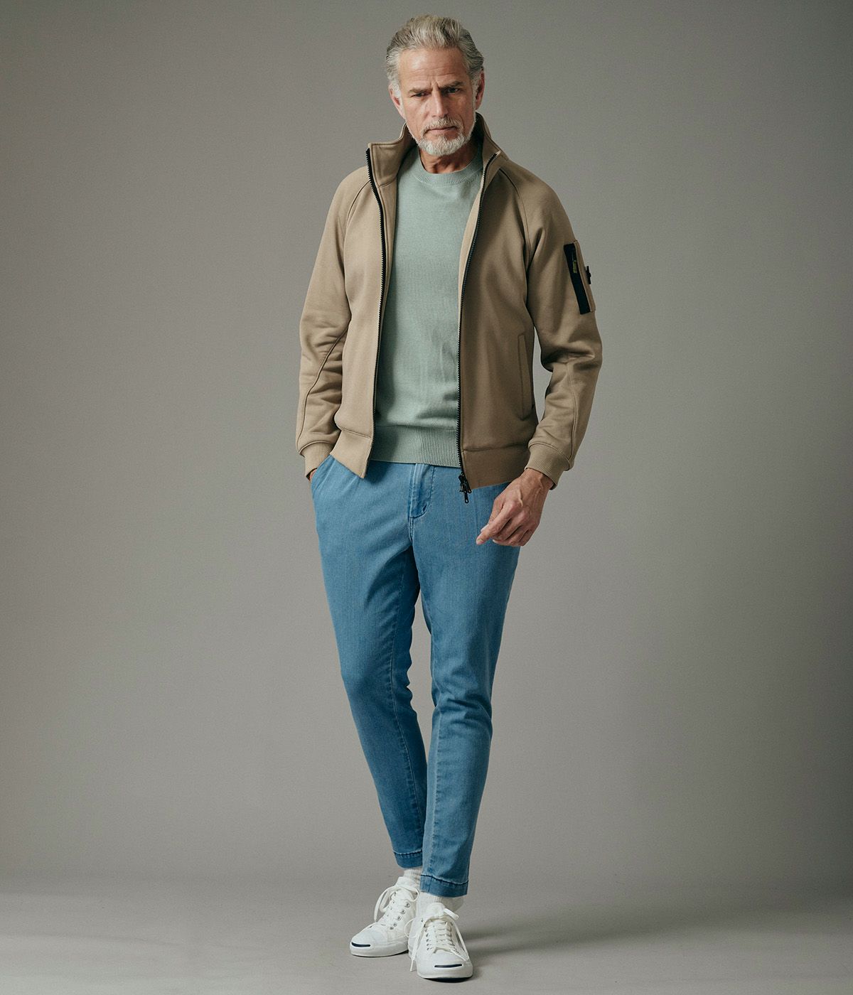 junhashimoto トラックジャケット トラックパンツ　2点セットジャージ スポーツウェア ジャージ 上下セットスリーストライプス トラック