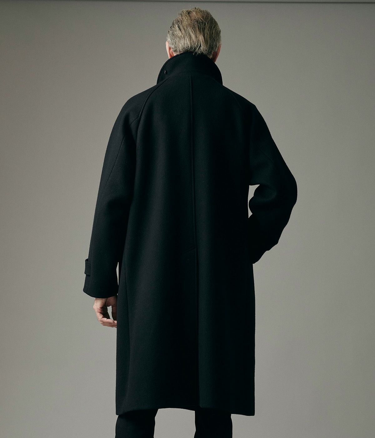 junhashimoto ジュンハシモト　ダブルベルテッドコート　コート　3 MELTONBALCOLLAR COAT | junhashimoto（ジュンハシモト）Official webshop