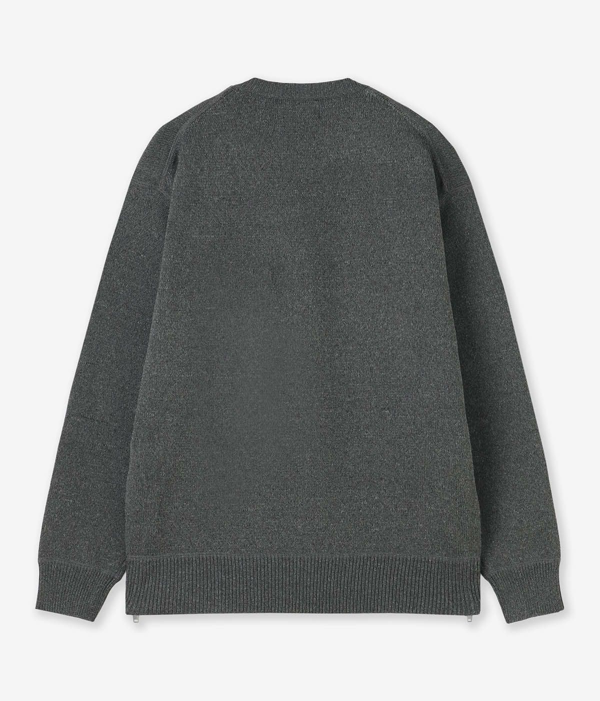 ZIP SLIT KNIT L/S | junhashimoto（ジュンハシモト）Official webshop