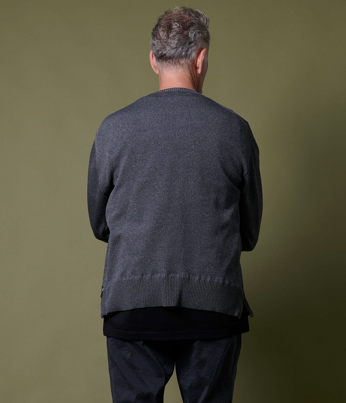 ZIP SLIT KNIT L/S | junhashimoto（ジュンハシモト）Official webshop