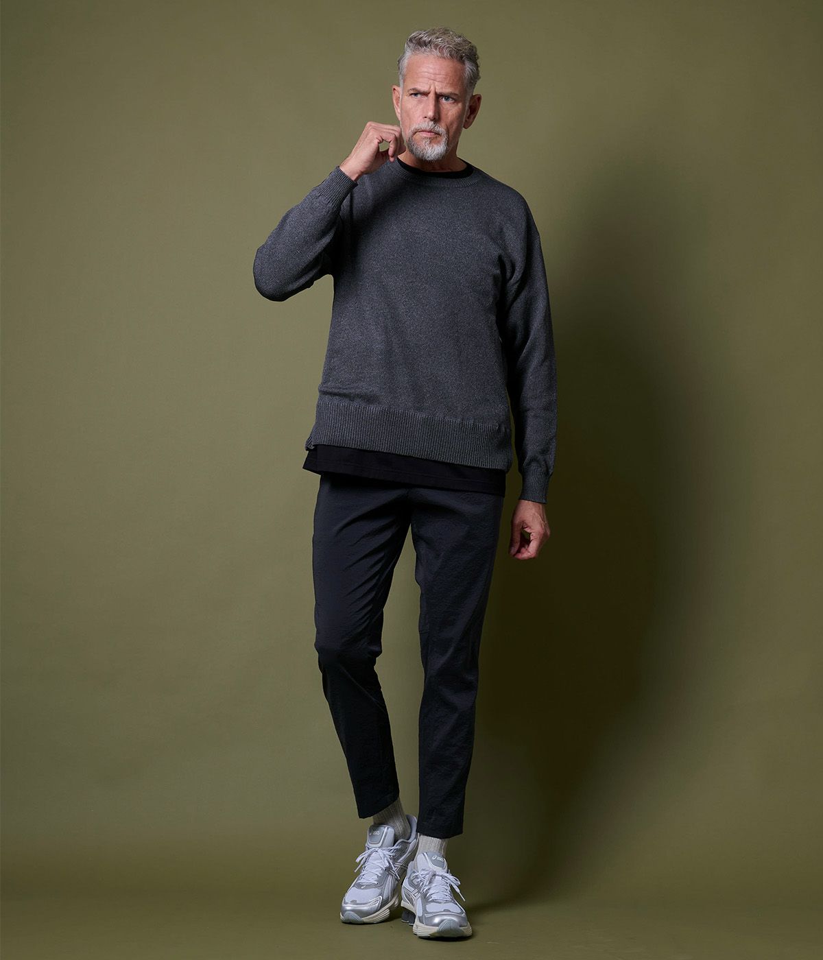 ZIP SLIT KNIT L/S | junhashimoto（ジュンハシモト）Official webshop